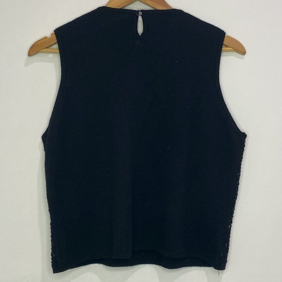 No tag - Sparkle Front, No Sleeve, Round Neck, Knit, Tank - Size M - Picture 2 of 5